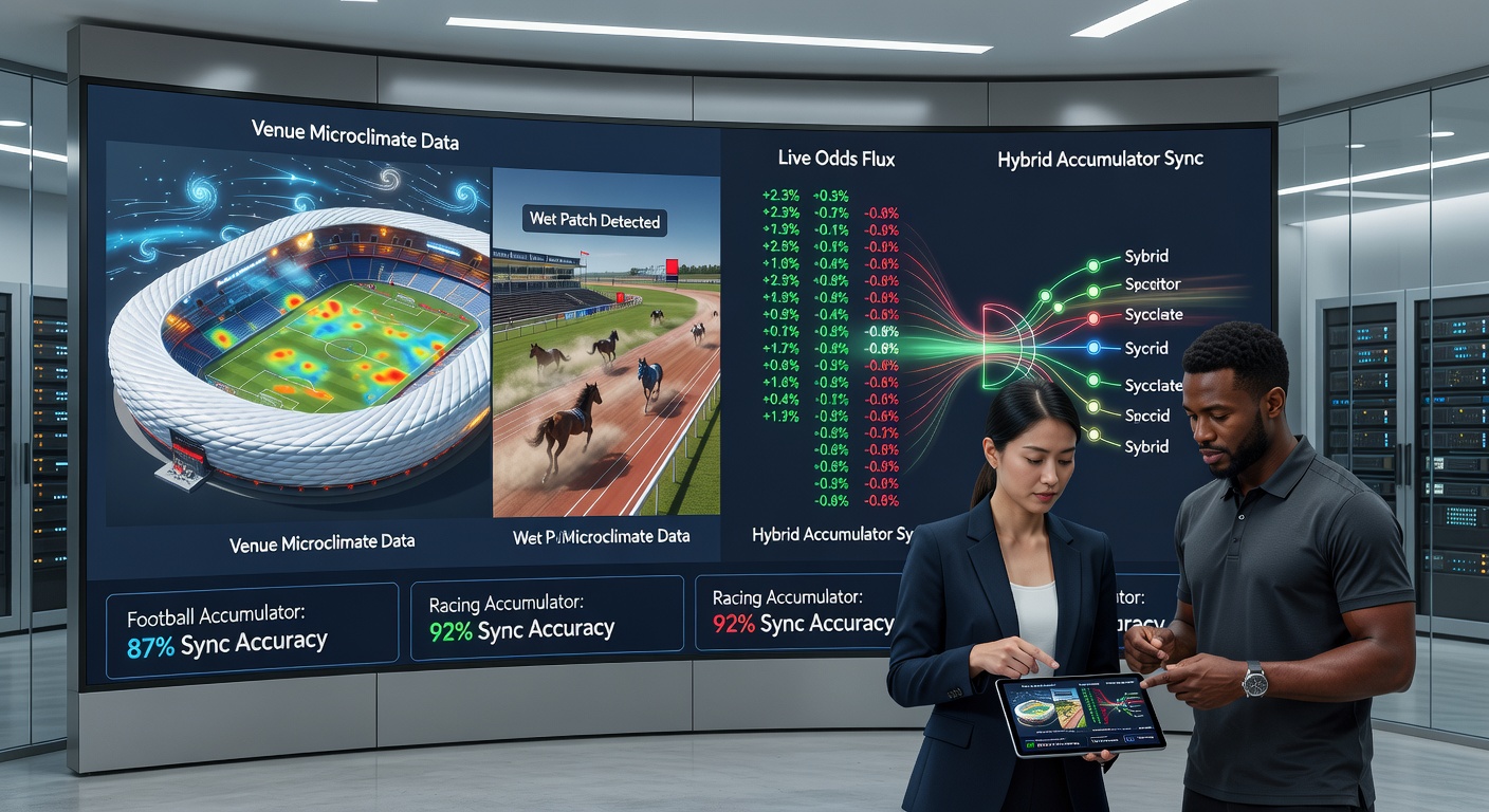 Data integration between weather sensors and live odds platforms